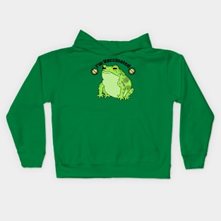 "I'm Vaccinated" Toad Kids Hoodie